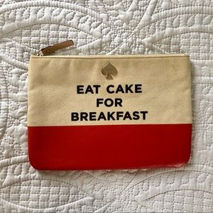 Kate spade || eat cake for breakfast clutch